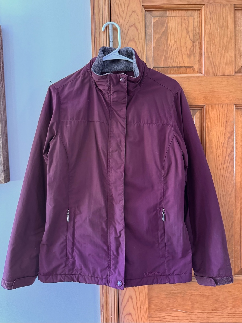 Women's L.L. bean Fleece Lined Insulated Winter Coat Jacket